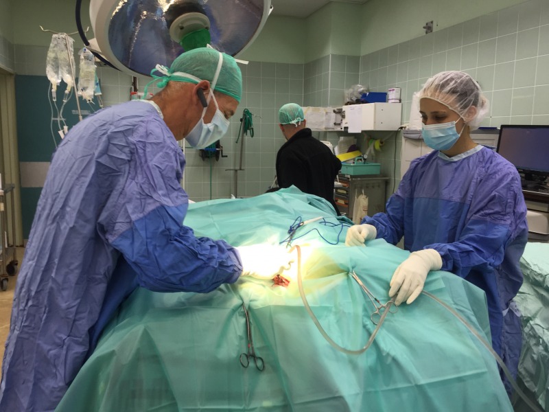 הוצאת טבור מזוהם